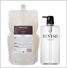 REVISH ViTAシャンプー業務用＆1L詰め替えカートリッジセット
